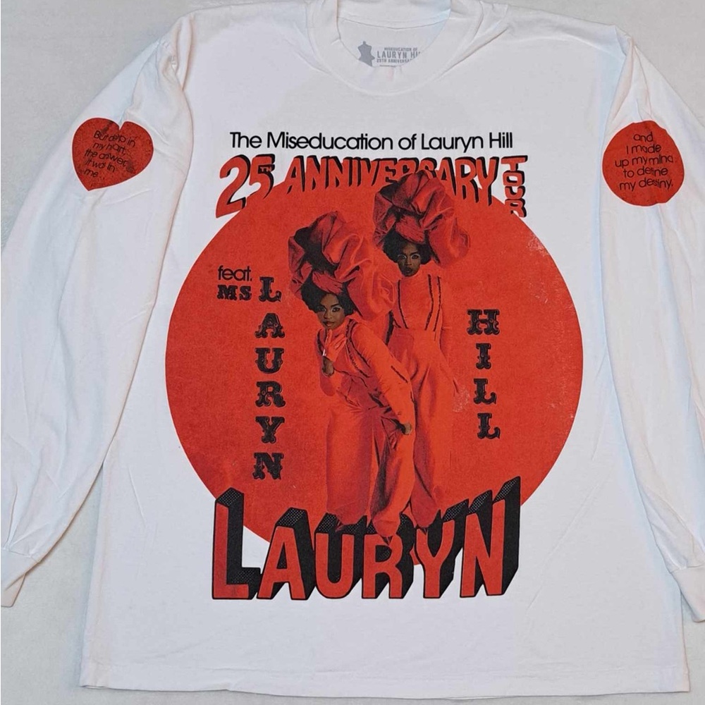 Lauryn Hill "Miseducation of Laryn Hill 25th Anniversary Tour Tee - SIZE XL